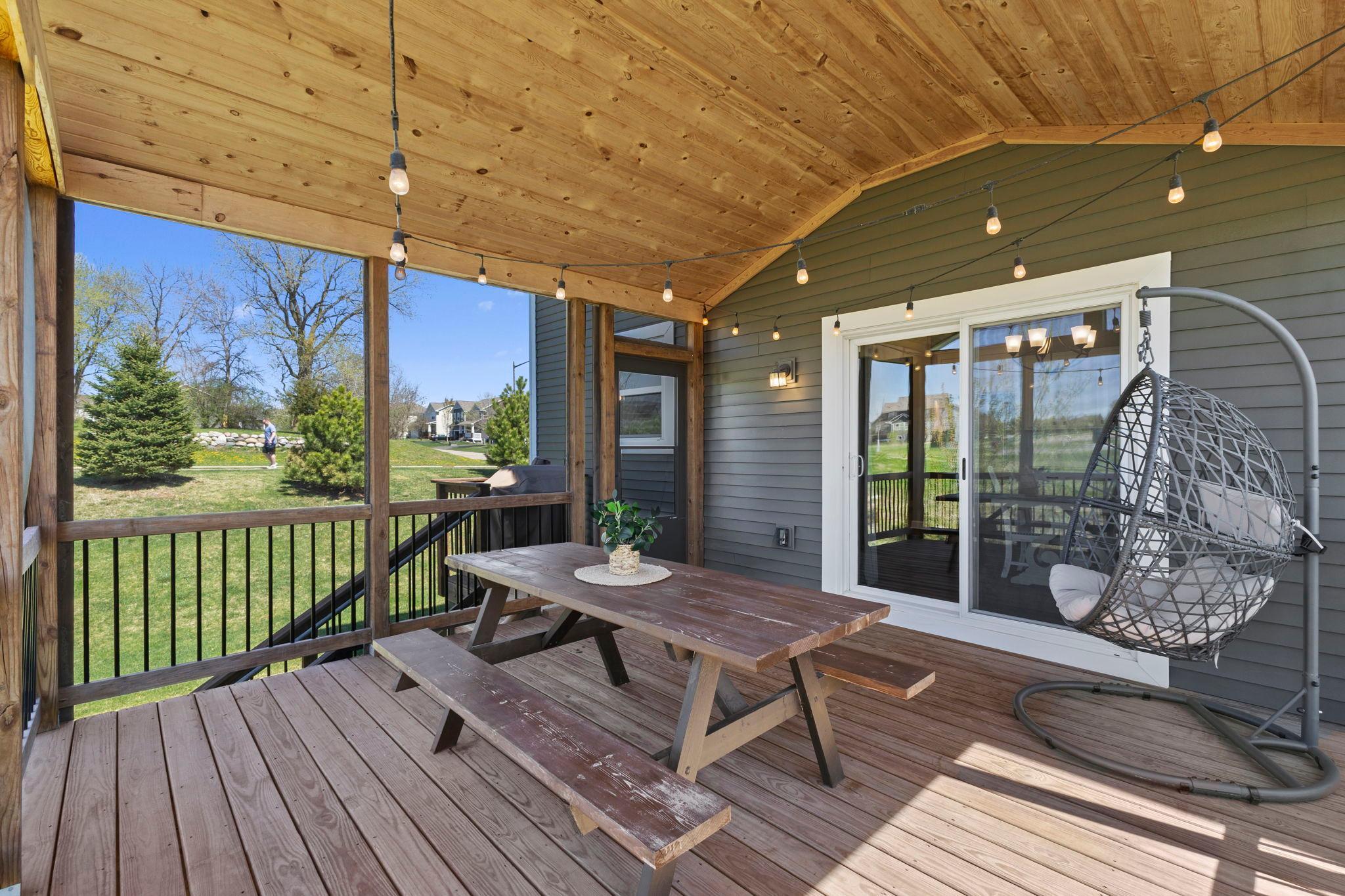 Perfect for entertaining or when you just want to relax on a crisp summer evening.