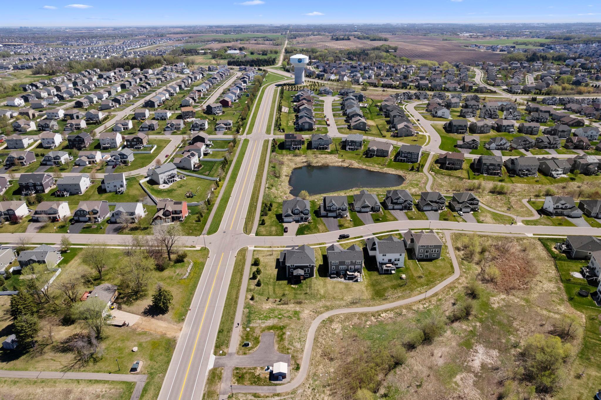 Along with walking trails & a gazebo!