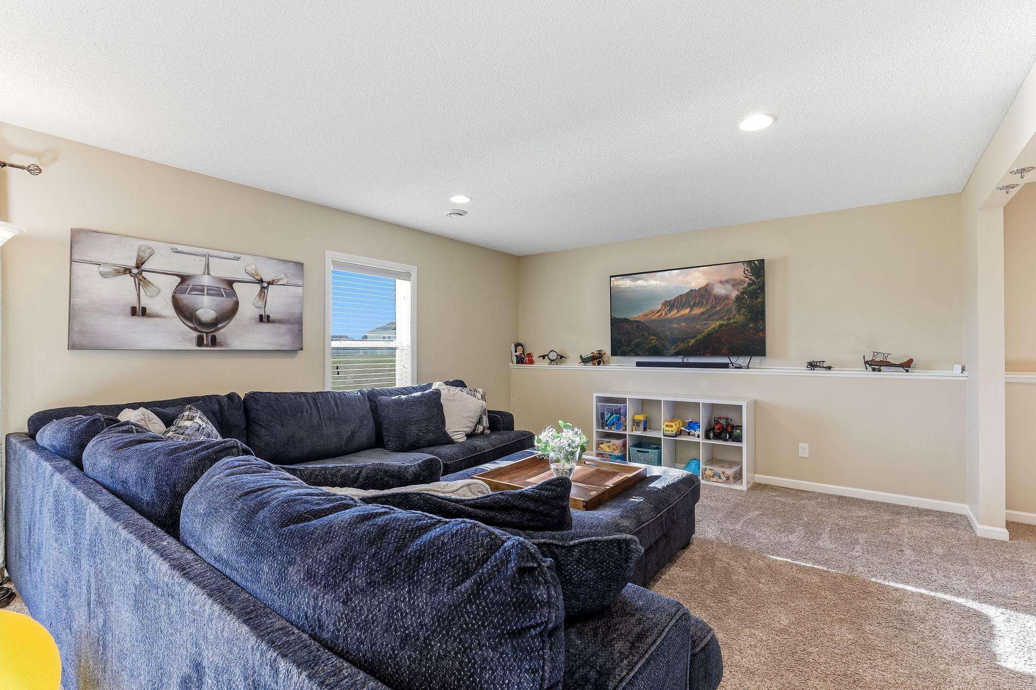 Versatile space is perfect for relaxing, entertaining, or hosting guests, with plenty of room to gather and unwind.