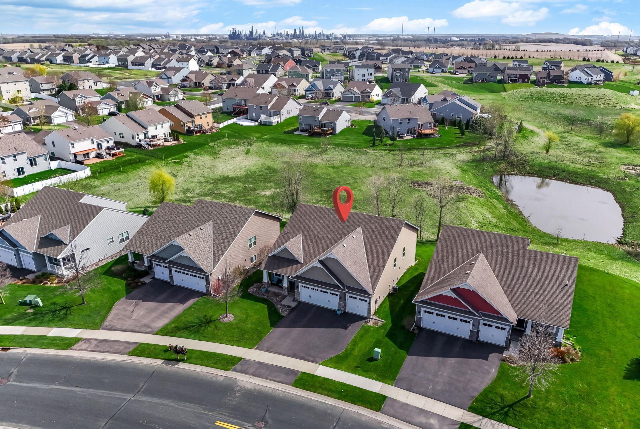 Backs up to plenty of green space!