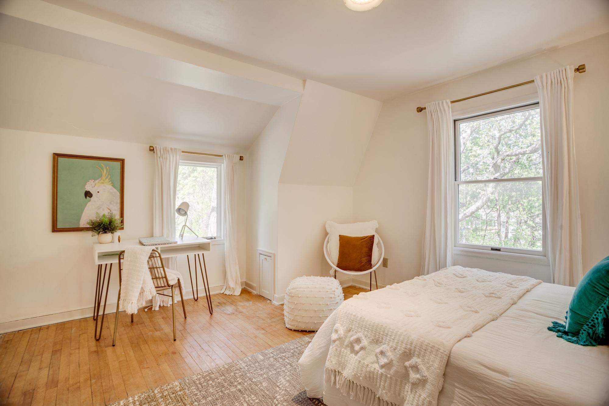 First of three bedrooms on the upper-level