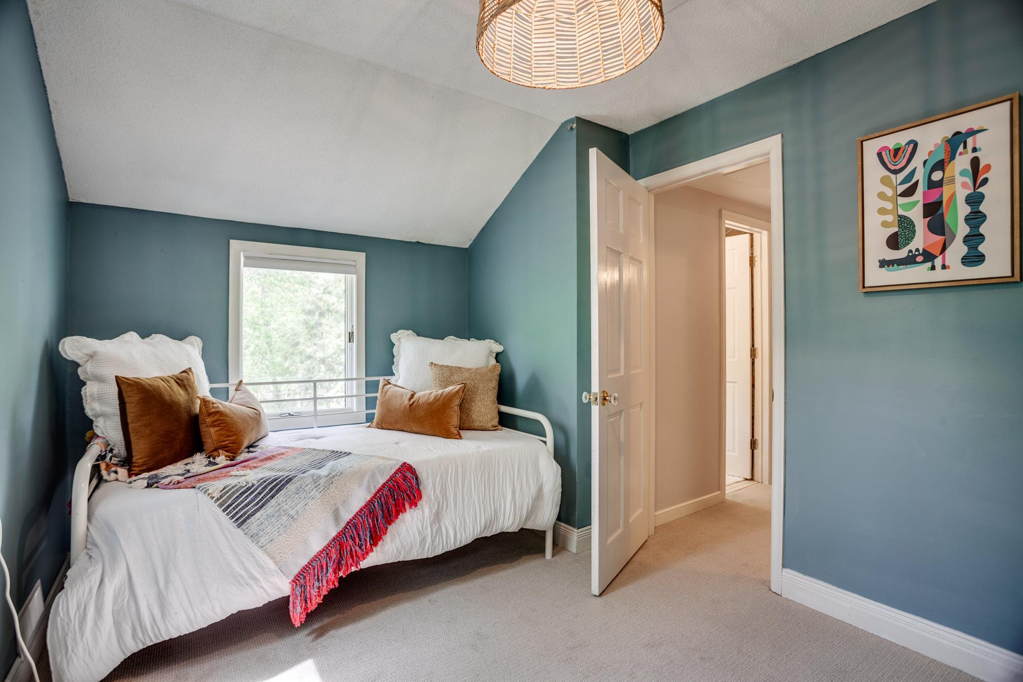 Second of three bedrooms on the upper-level