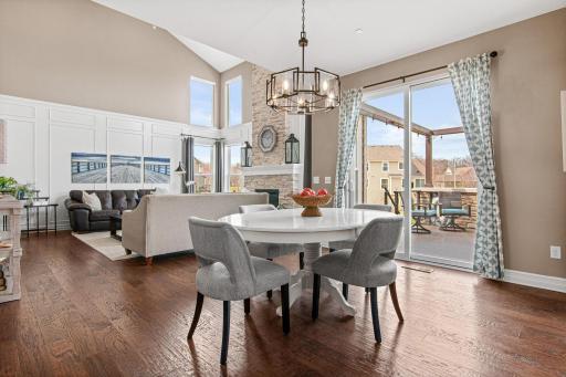 Open, flowing floor plan is great for entertaining small and large groups. Large maintenance free deck is conveniently located near the dinette and makes grilling a snap.