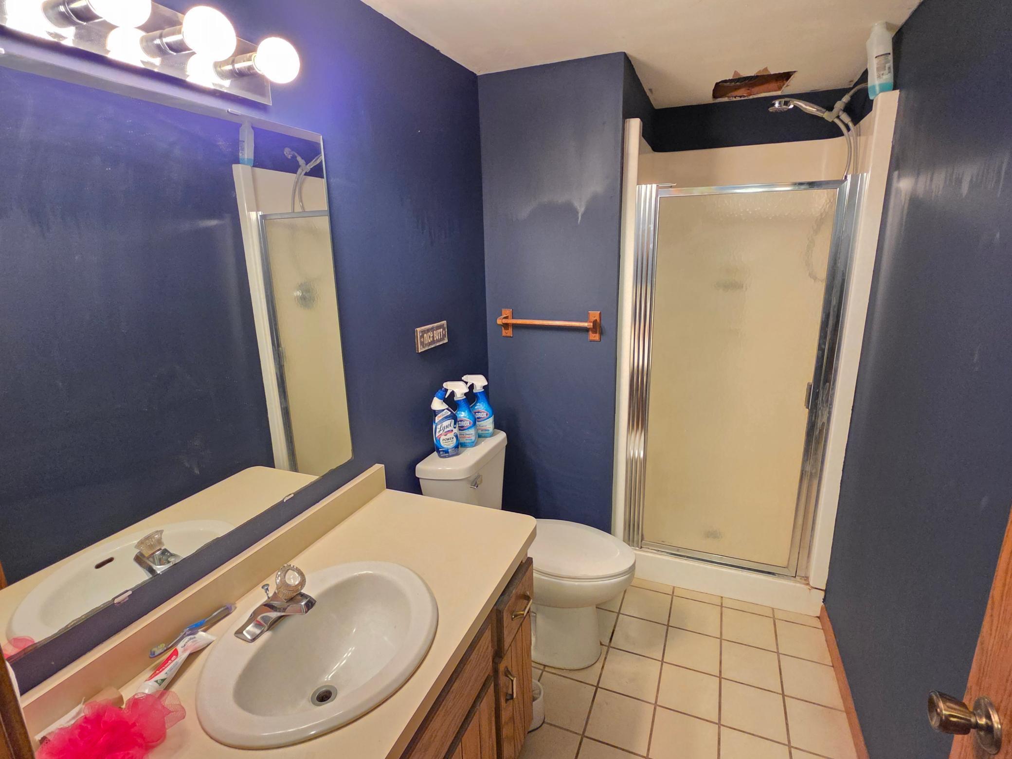 Lower level 3/4 bath