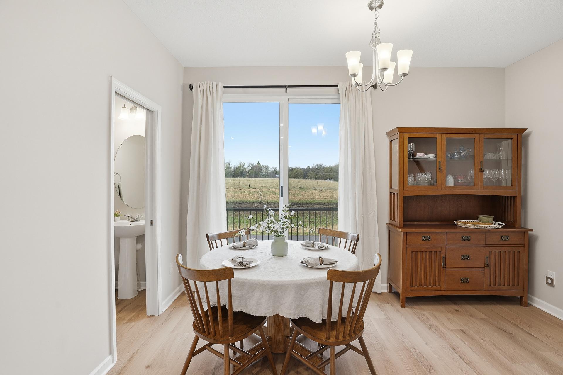 Enjoy your views from the dining area!