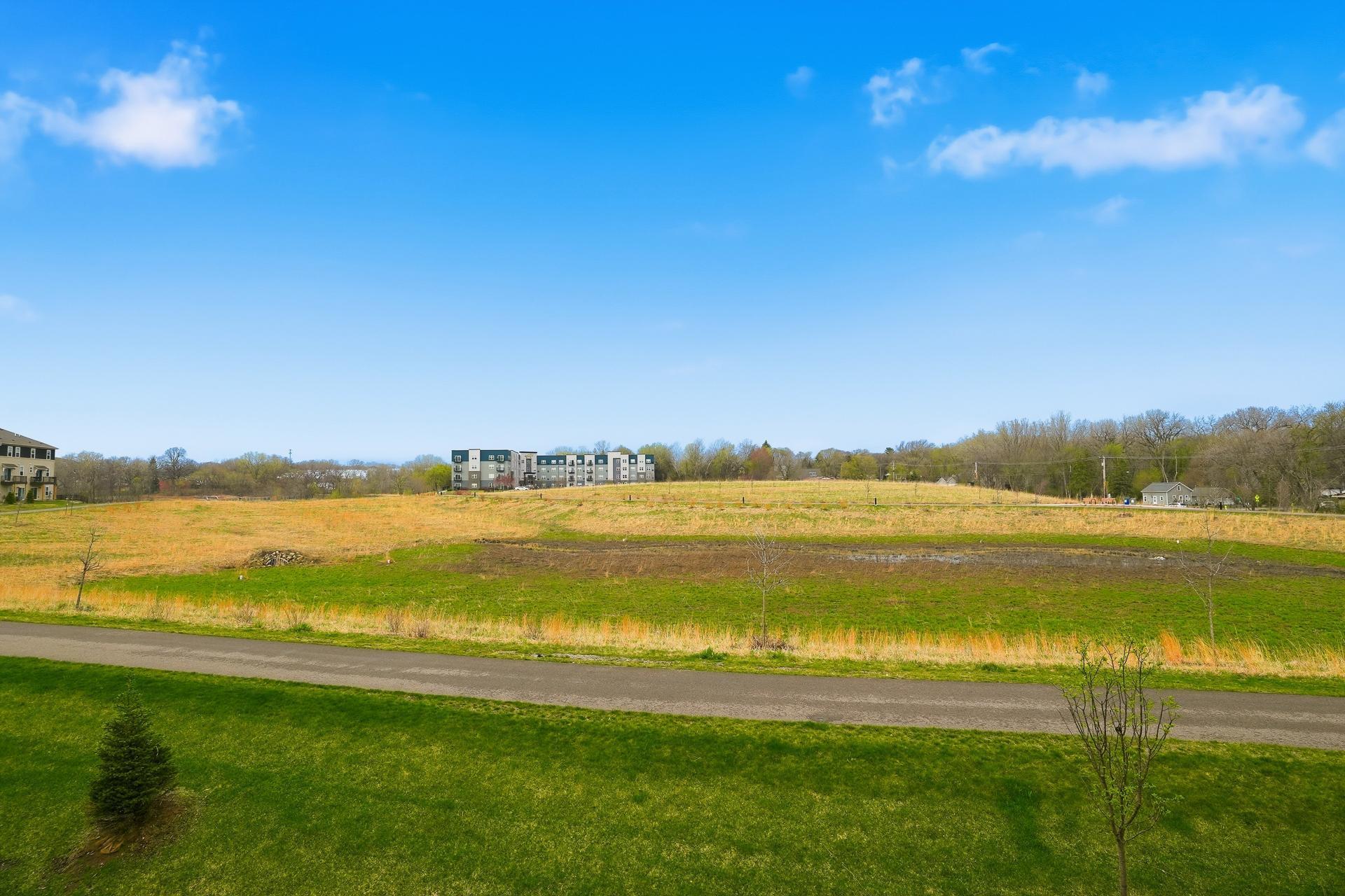 The walking / biking trail is just steps away
