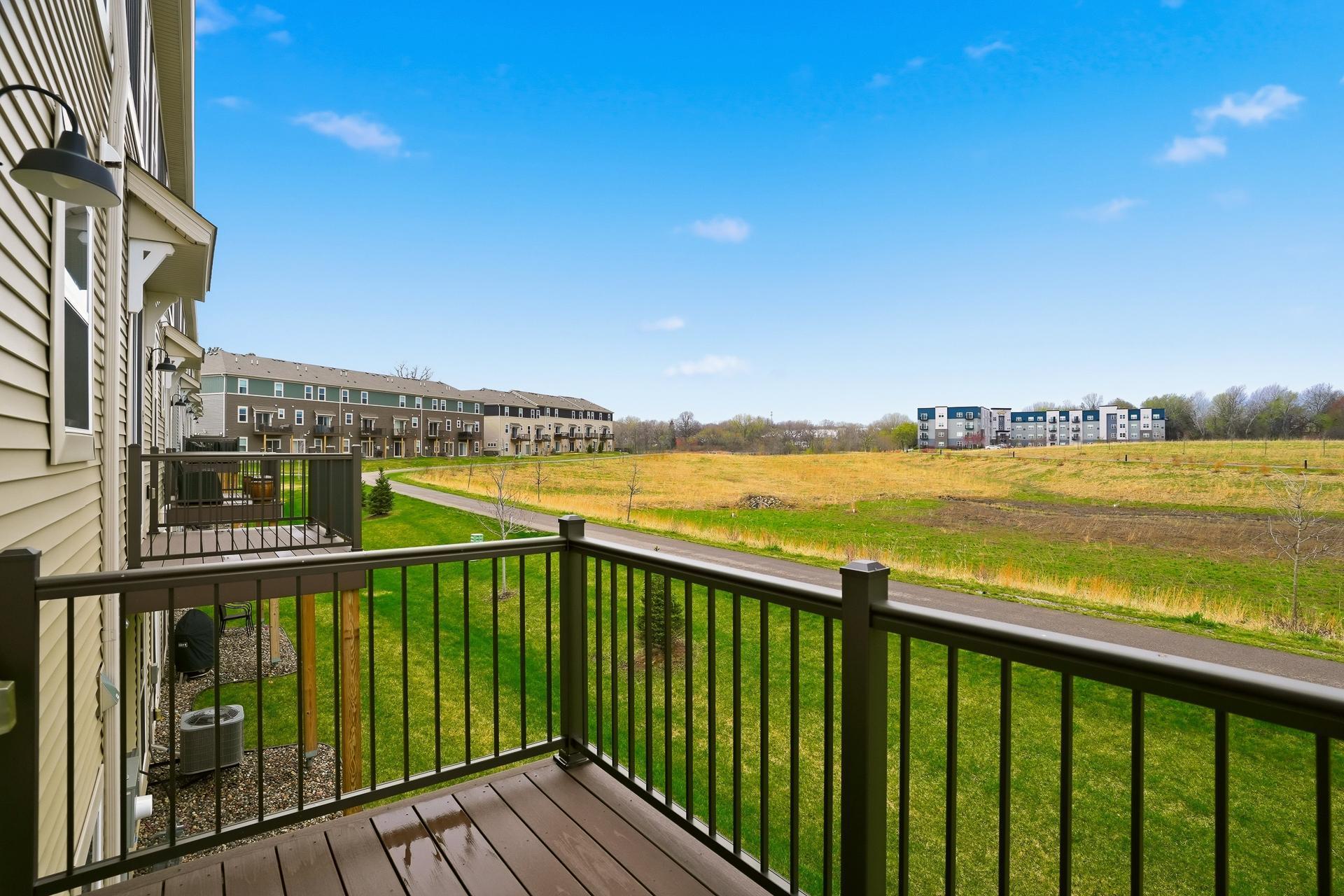 Maintenance free deck with west facing views