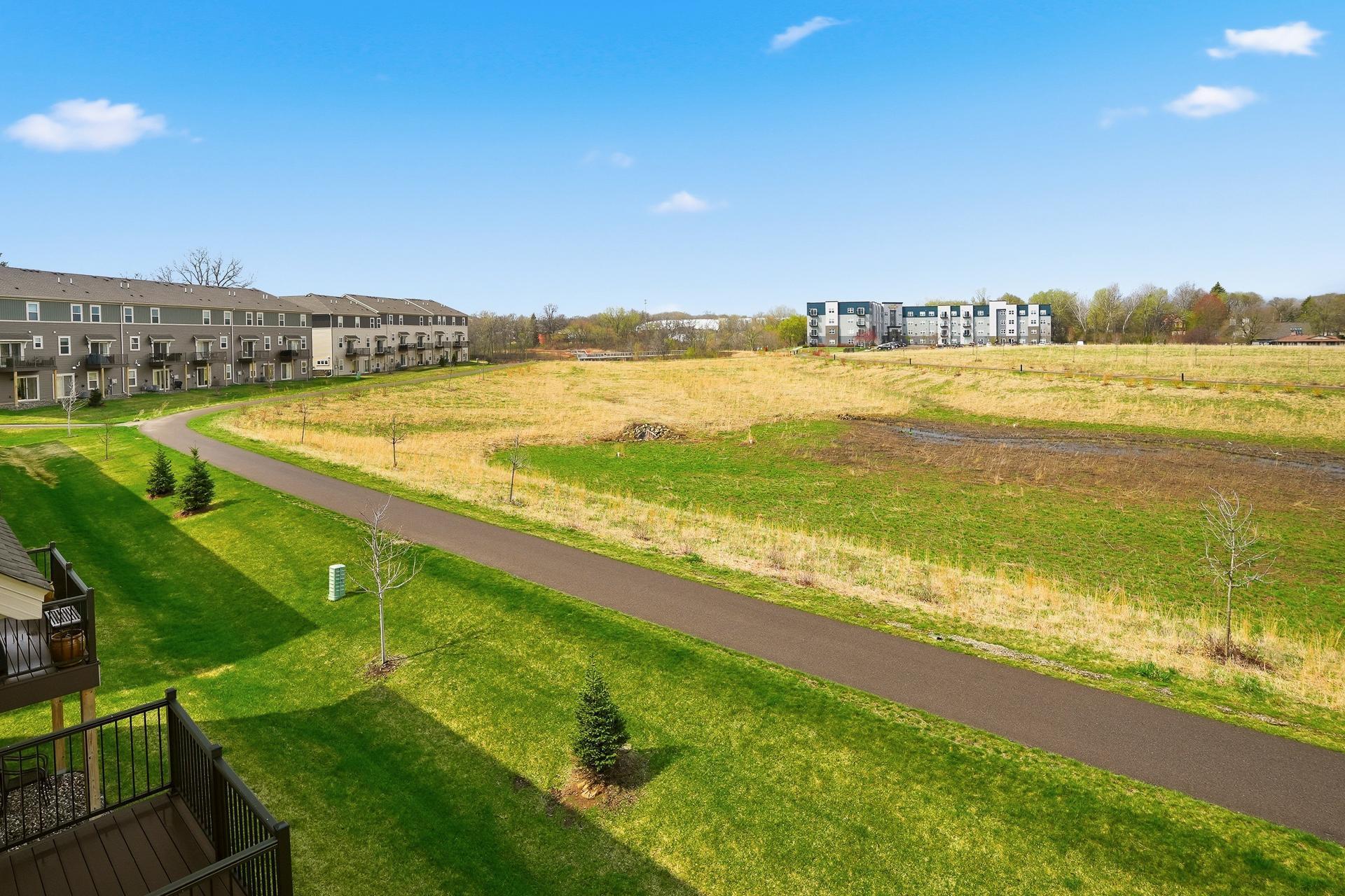 Beautiful view from the deck and No homes behind the property are a Bonus!