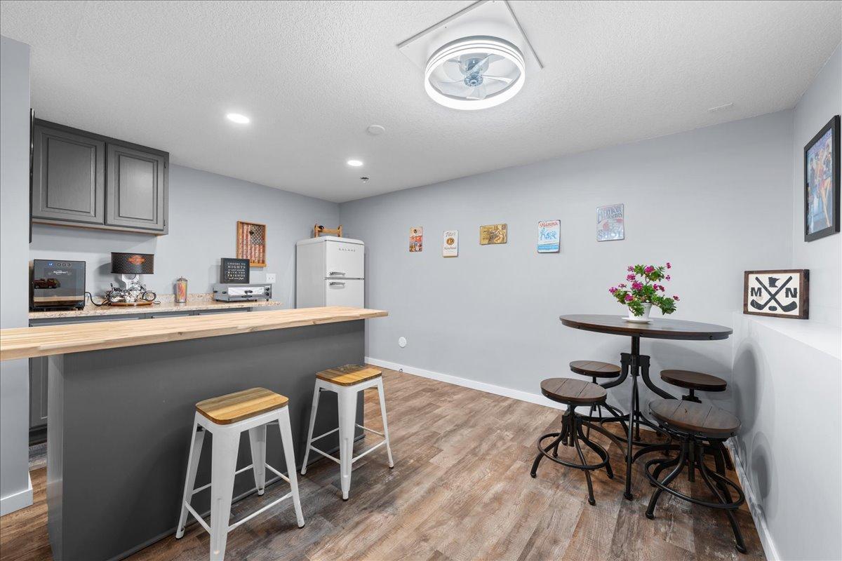 PLUMBED FOR WET BAR!