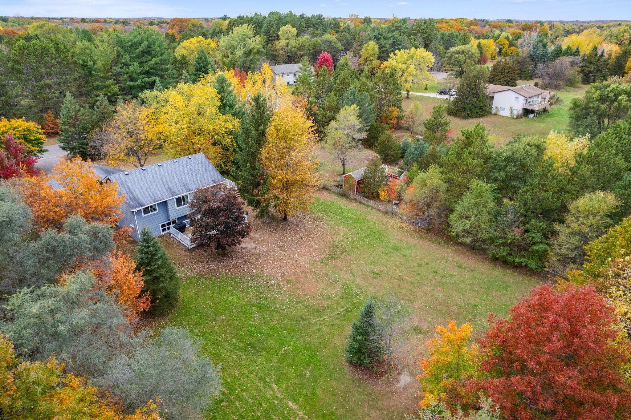 Plenty of green space for yard games or allowing kids and pets to roam.