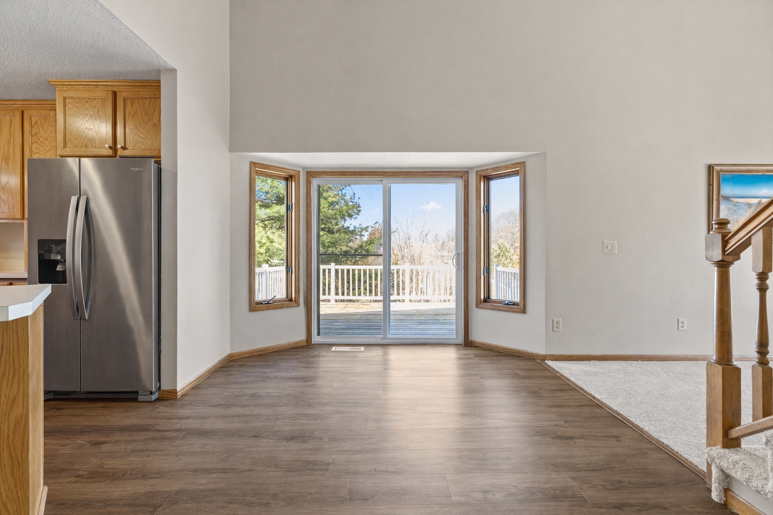 Walkout access to one of two decks!