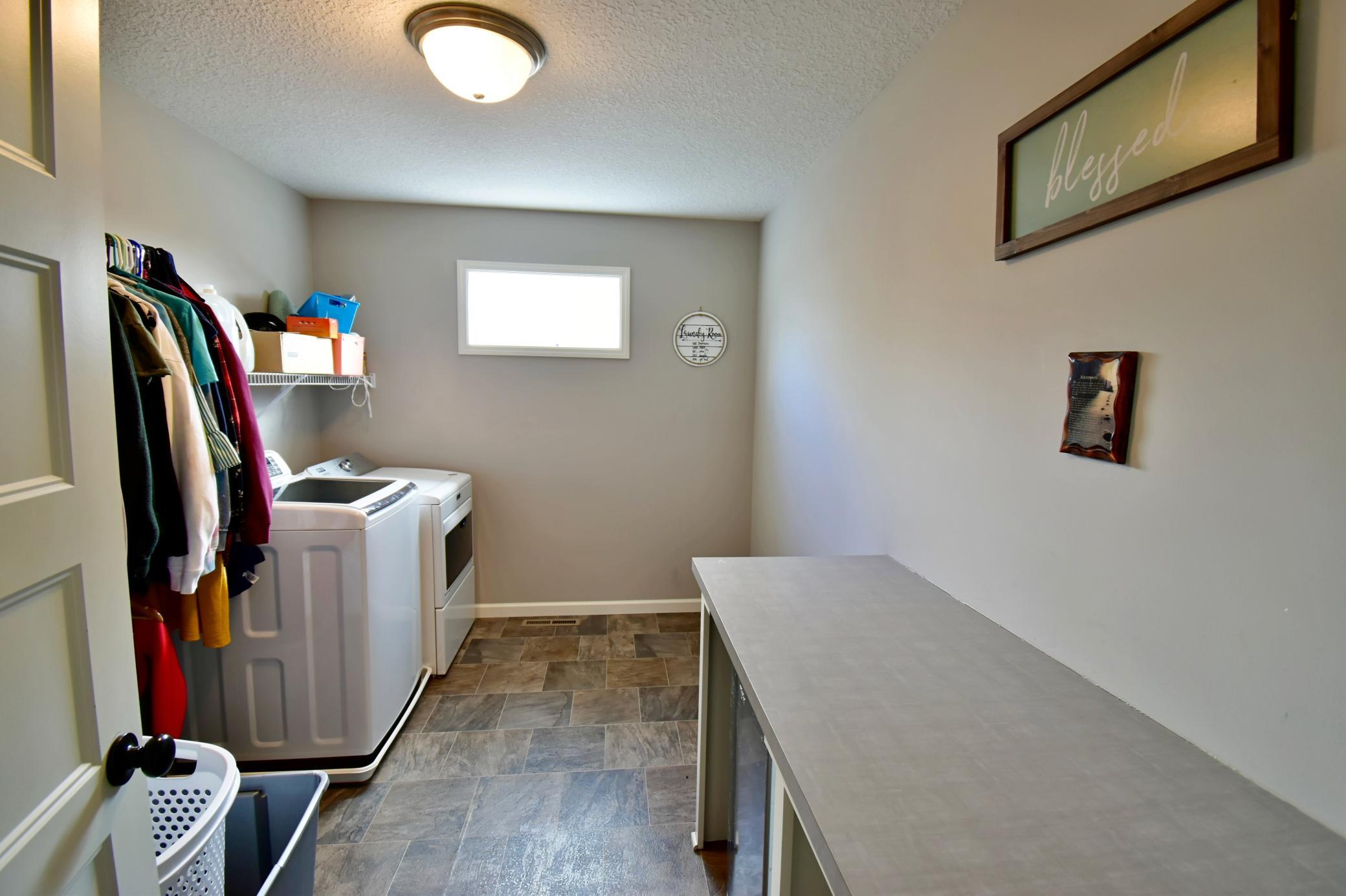 Upper Level Laundry by all 4 Bedrooms.