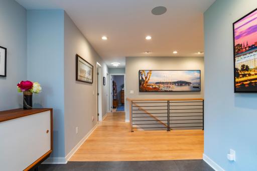 Three more large bedrooms and another full bathroom on the main floor.