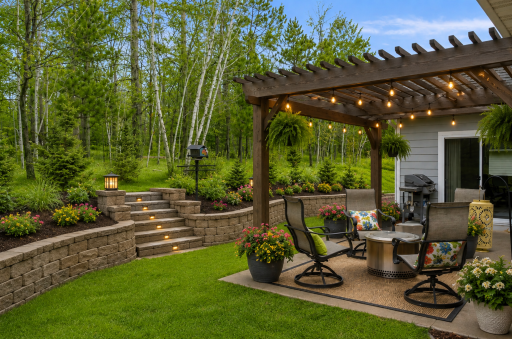 Photo has been AI-enhanced to illustrate the property's outdoor potential during a future season.