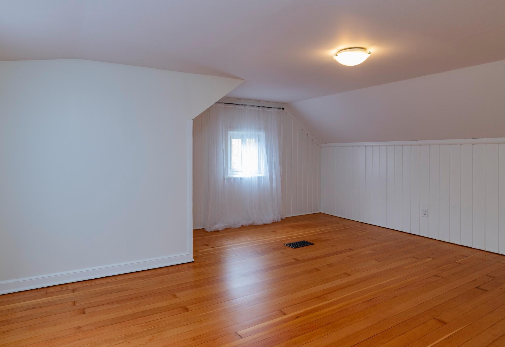 Another of two large bedrooms on the upper level.