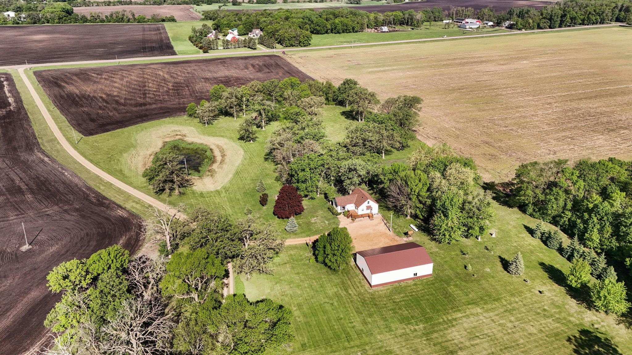 7.62 Acres with 60 x 36 Shed