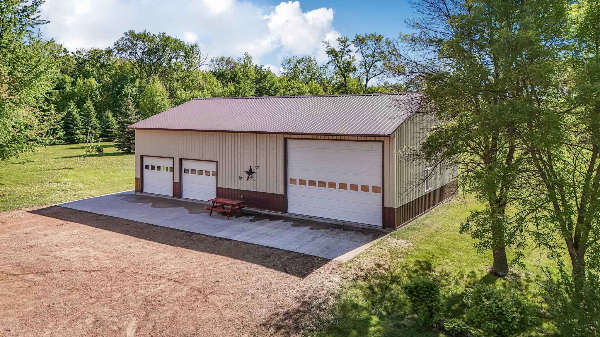 60 x 36 Shed with concrete flooring