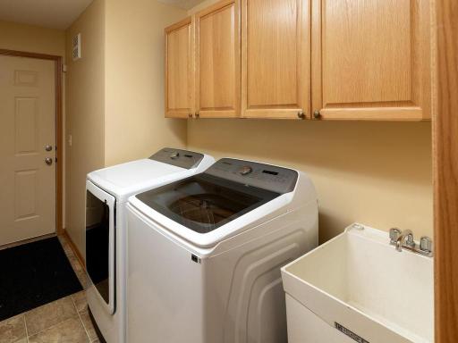 Main Floor Laundry/Mud Room with entrance to Garage