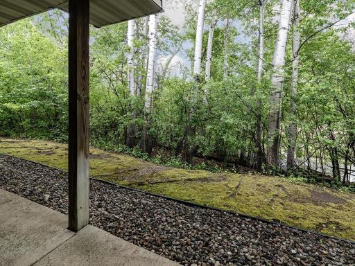 There is an additional entertaining area under the deck on the concrete patio.