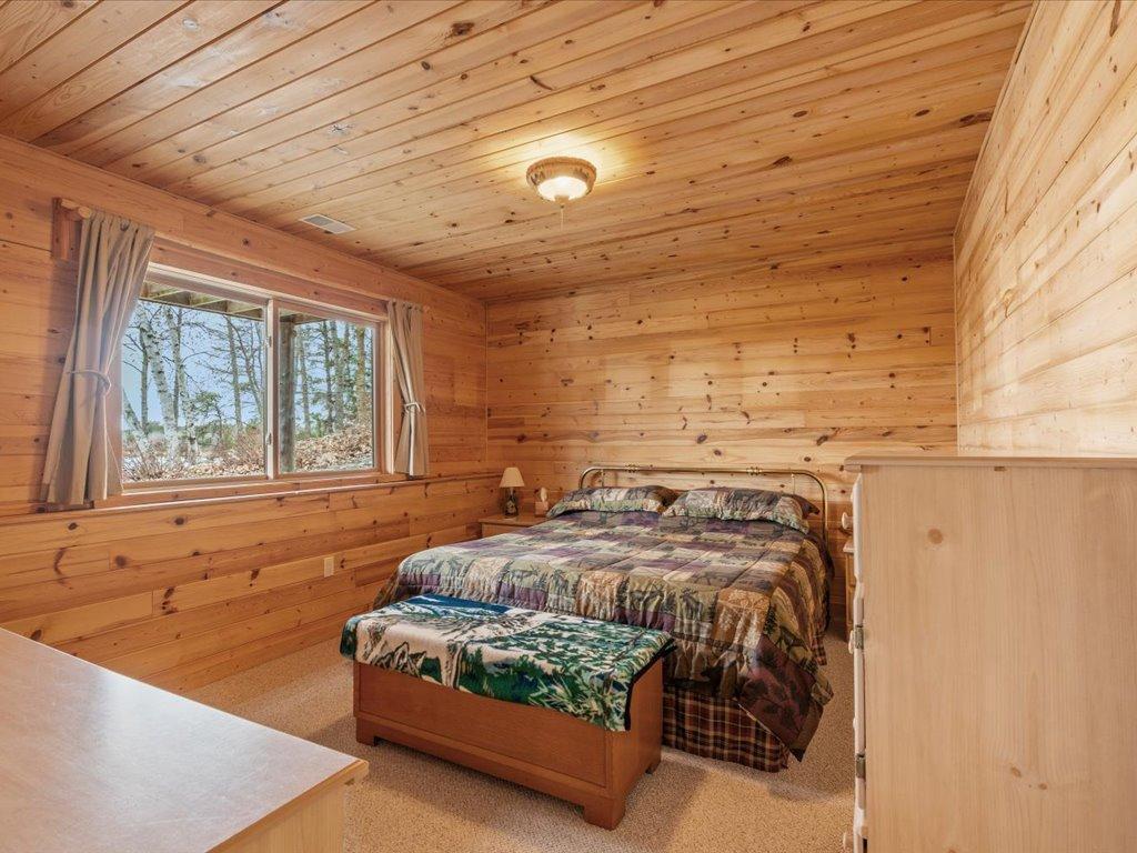 Lower level bedroom off of family room.