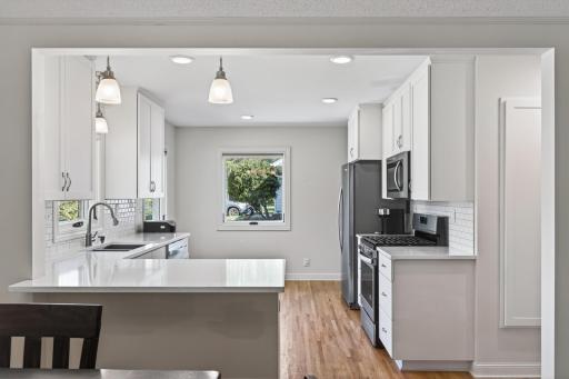 Beautifully renovated kitchen with thoughtful modern updates.
