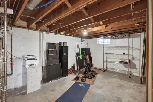 Versatile bonus space perfect for storage, fitness, or a hobby room.
