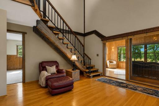 Just off the living space, step into the inviting porch.