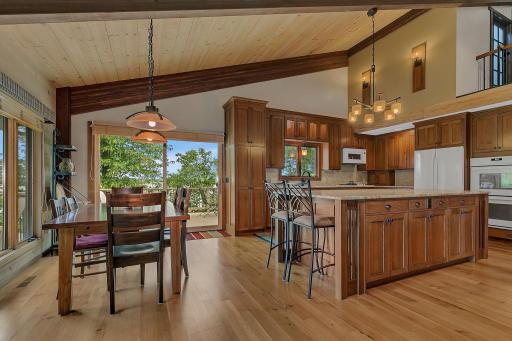 Dining area perfectly positioned to enjoy water and wildlife views with every meal.