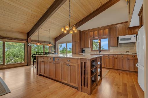 Custom cabinetry provides exceptional organization and storage for everyday living.