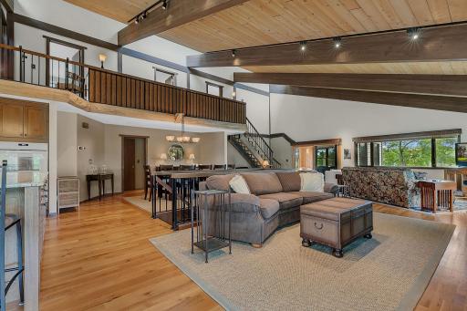 Open concept living designed for entertaining and everyday lake living.