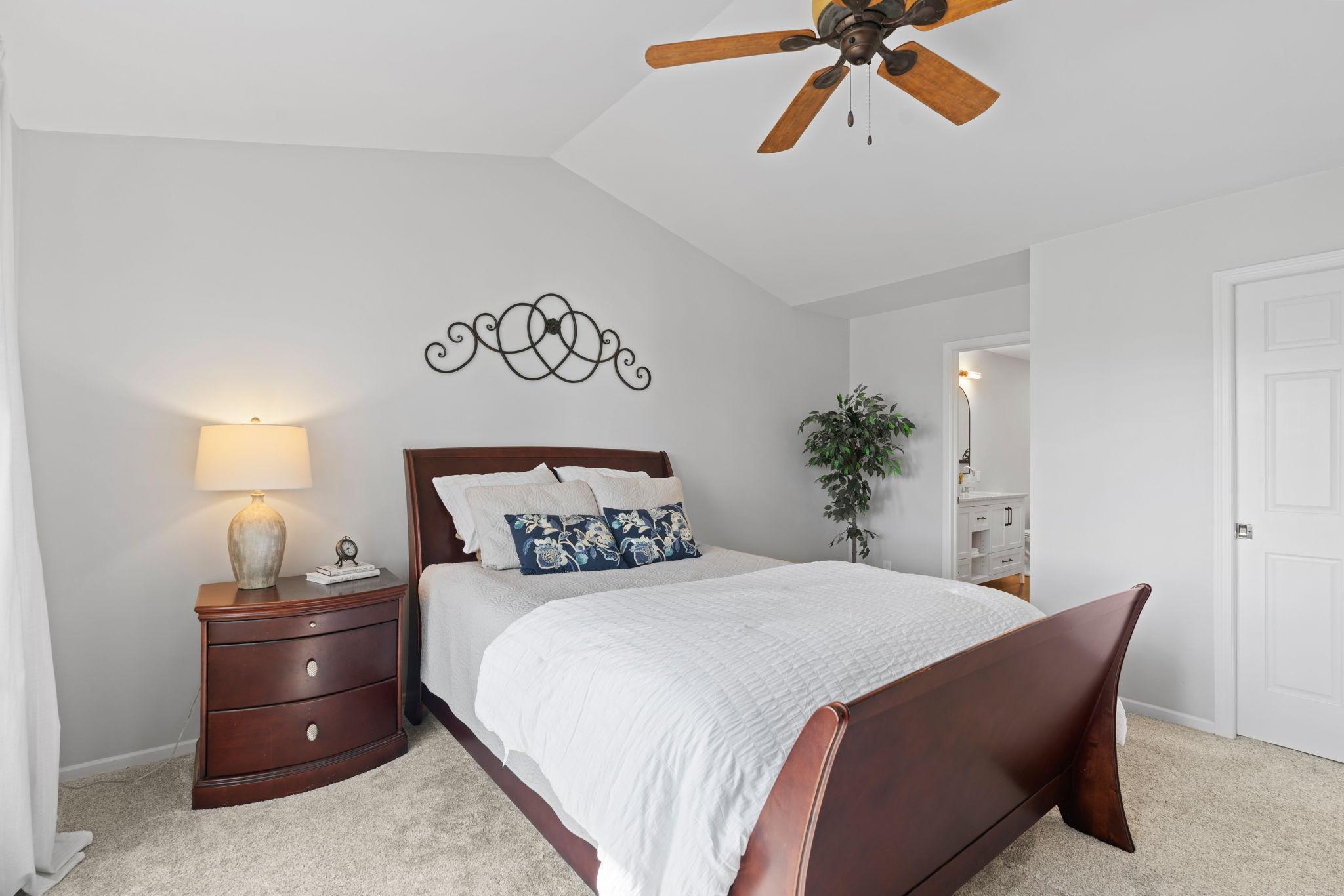Main level primary suite
