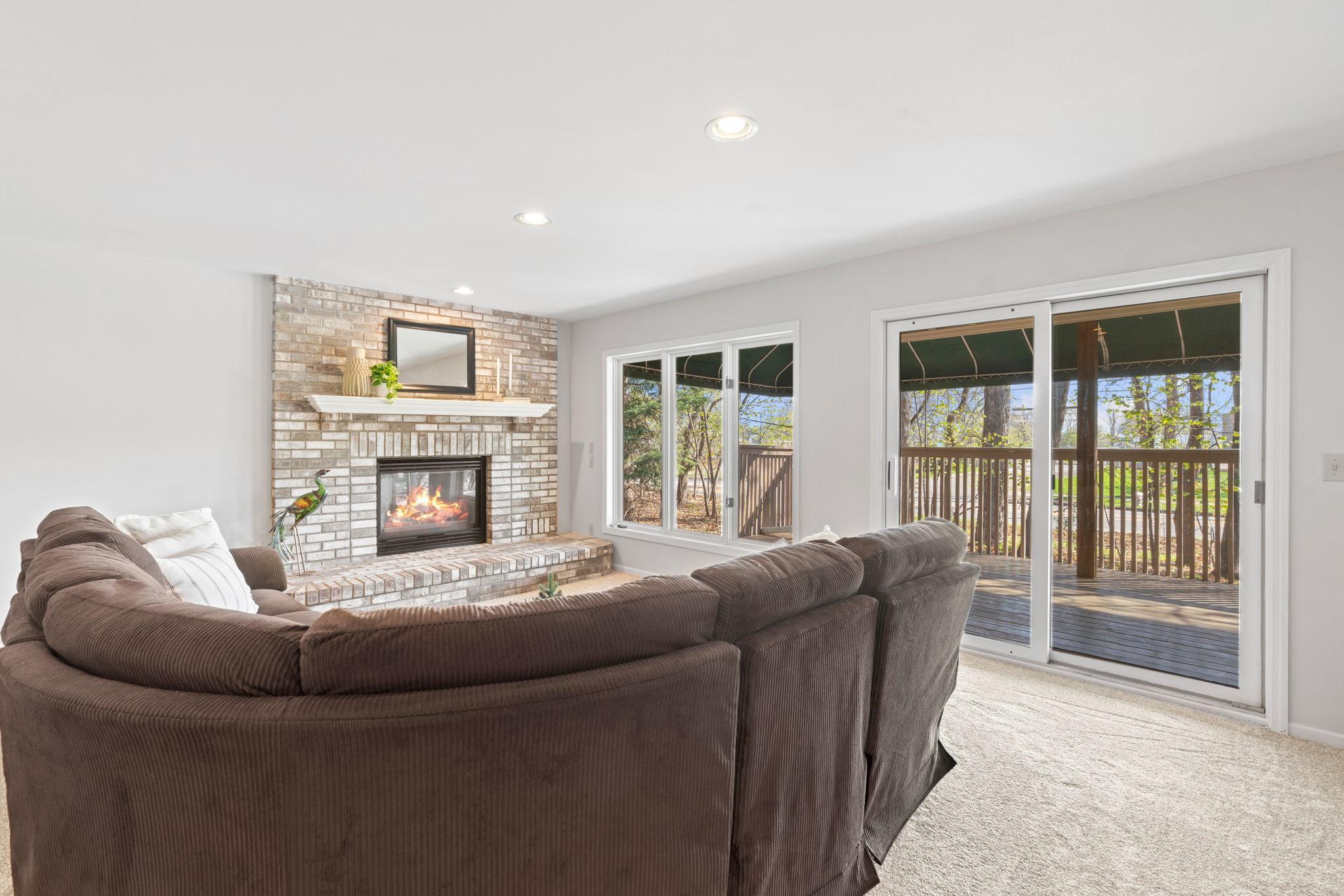 Lower level family room