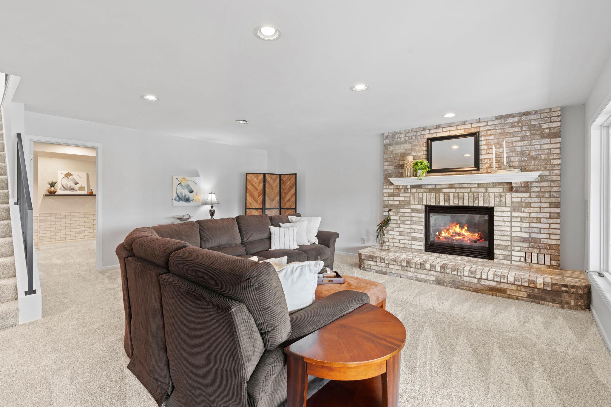 Lower level family room