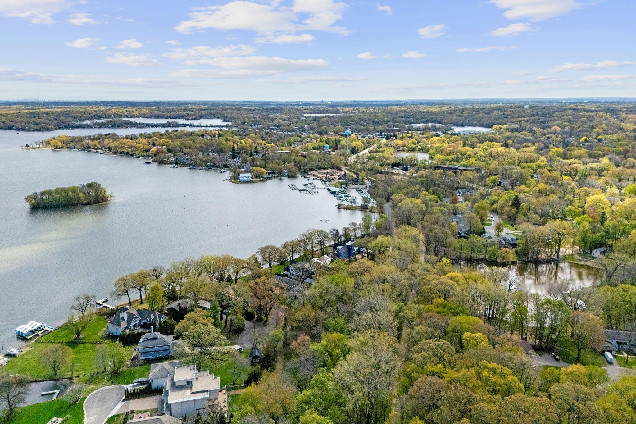 Downtown Excelsior is just 1.5 miles down the Lake Minnetonka Regional Trail (LRT).