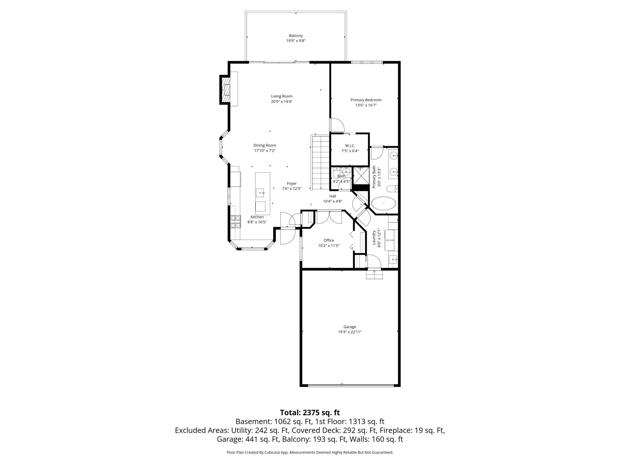 Main Level Floor Plan