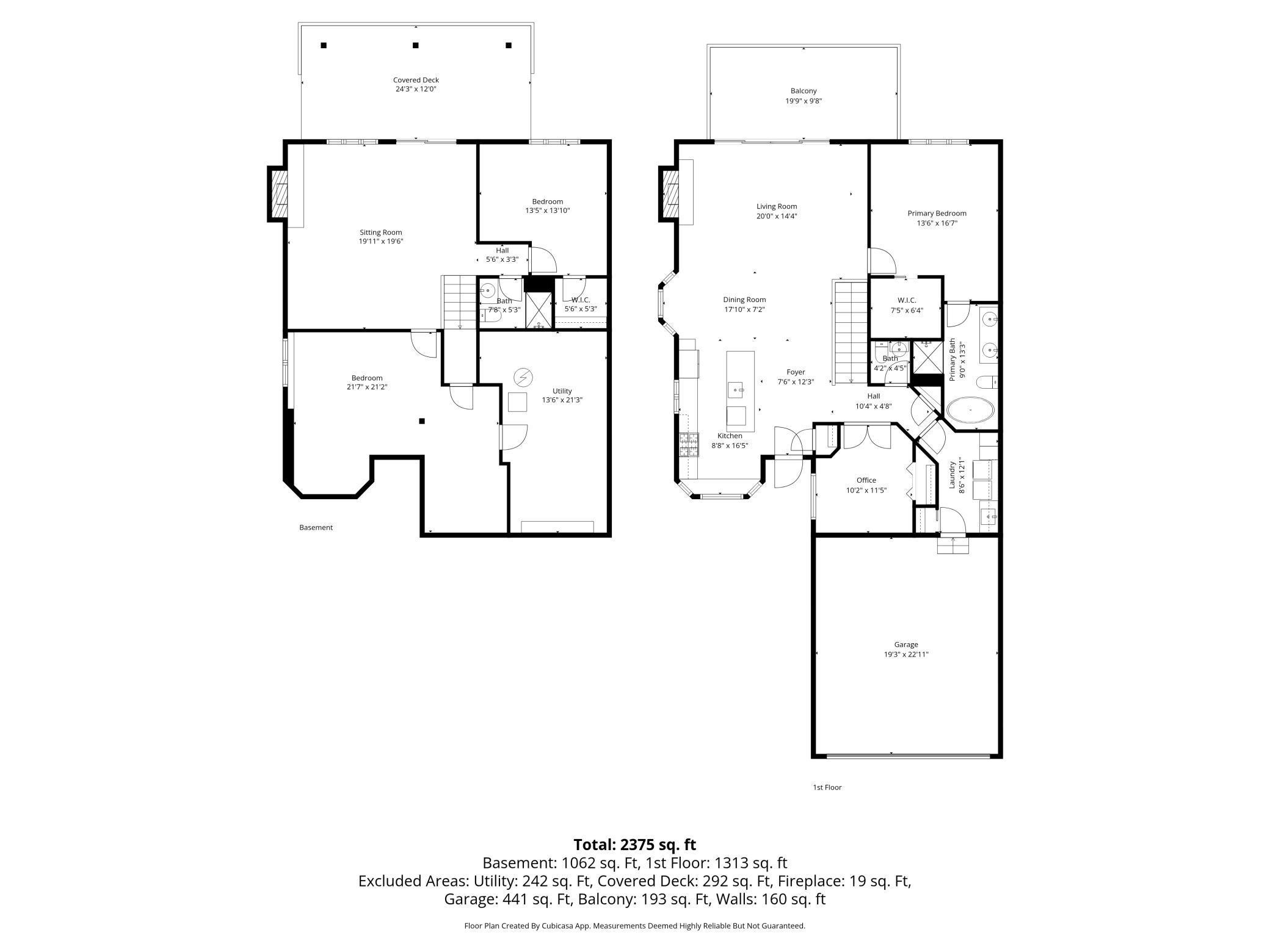 Combined Floor Plans