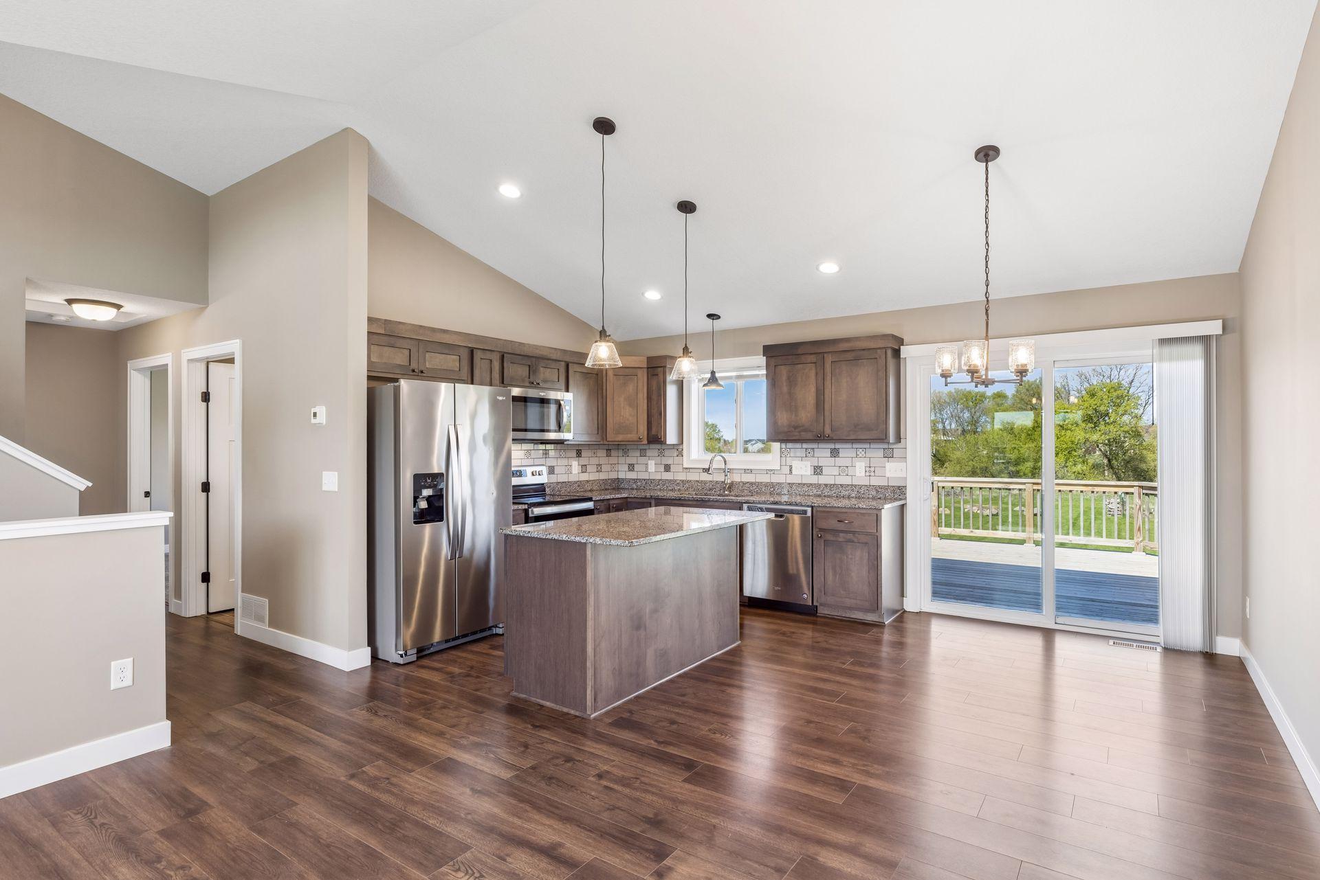Fresh paint throughout, granite counter tops, stainless appliances, open floor plan too!