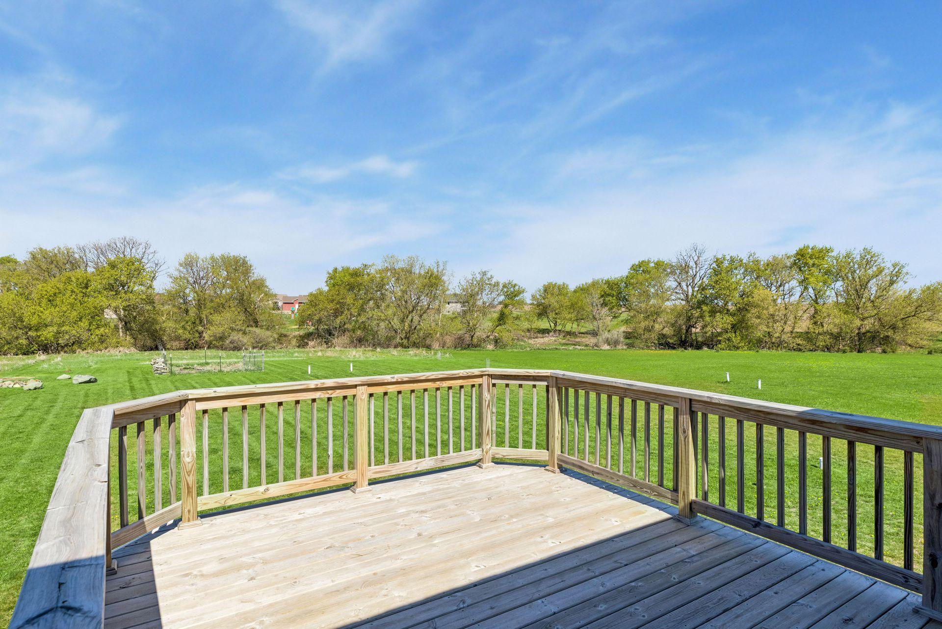 Enjoy the outdoors on your 16x12 deck off of the dining room - a perfect place for grilling or alfresco dining.
