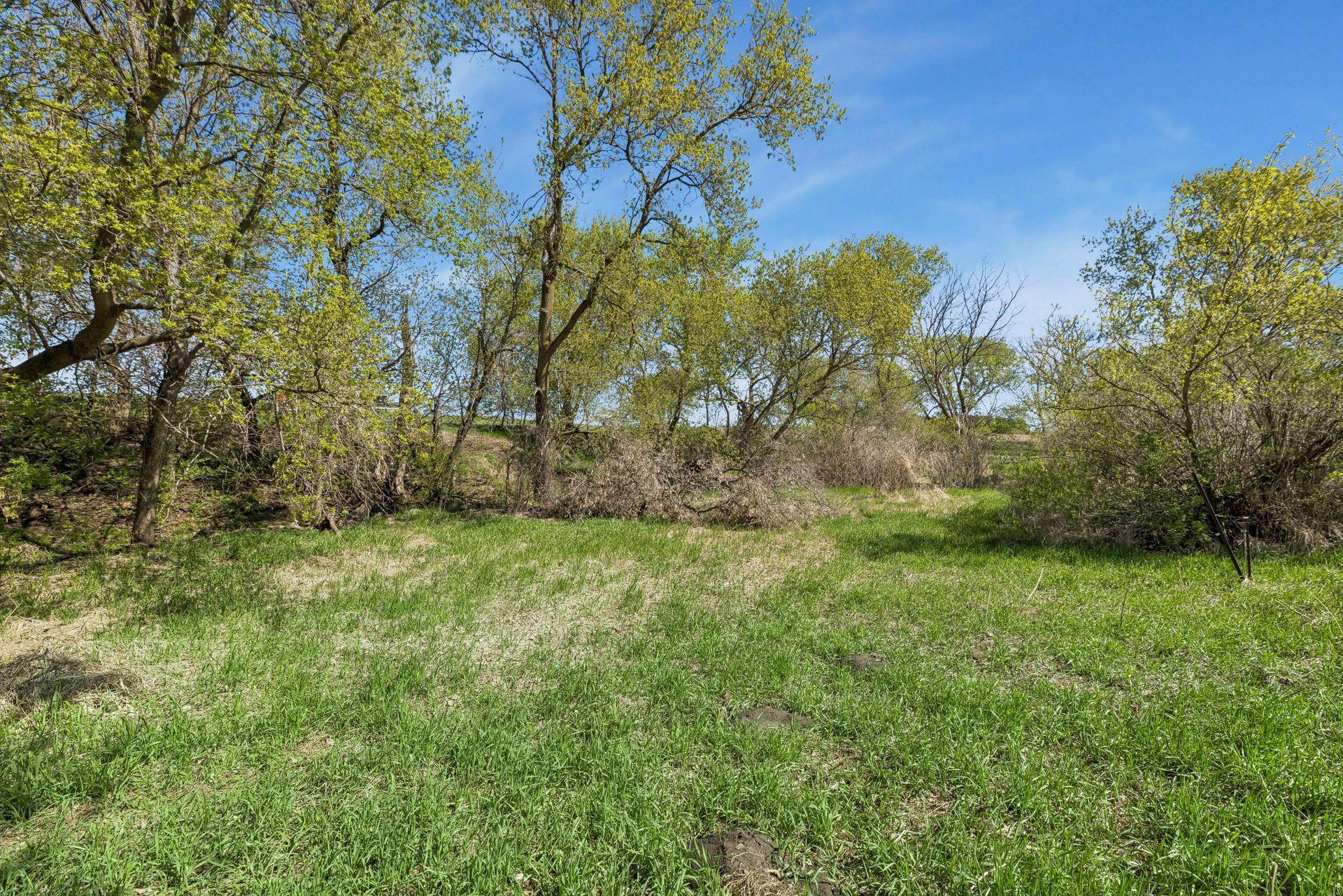 On the back property line there are mature trees to allow for additional privacy.