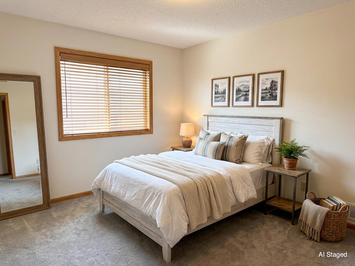 ai Staged bedroom