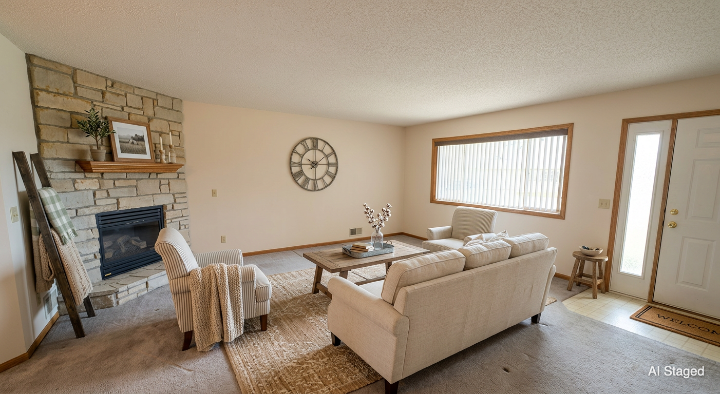 ai Staged living room