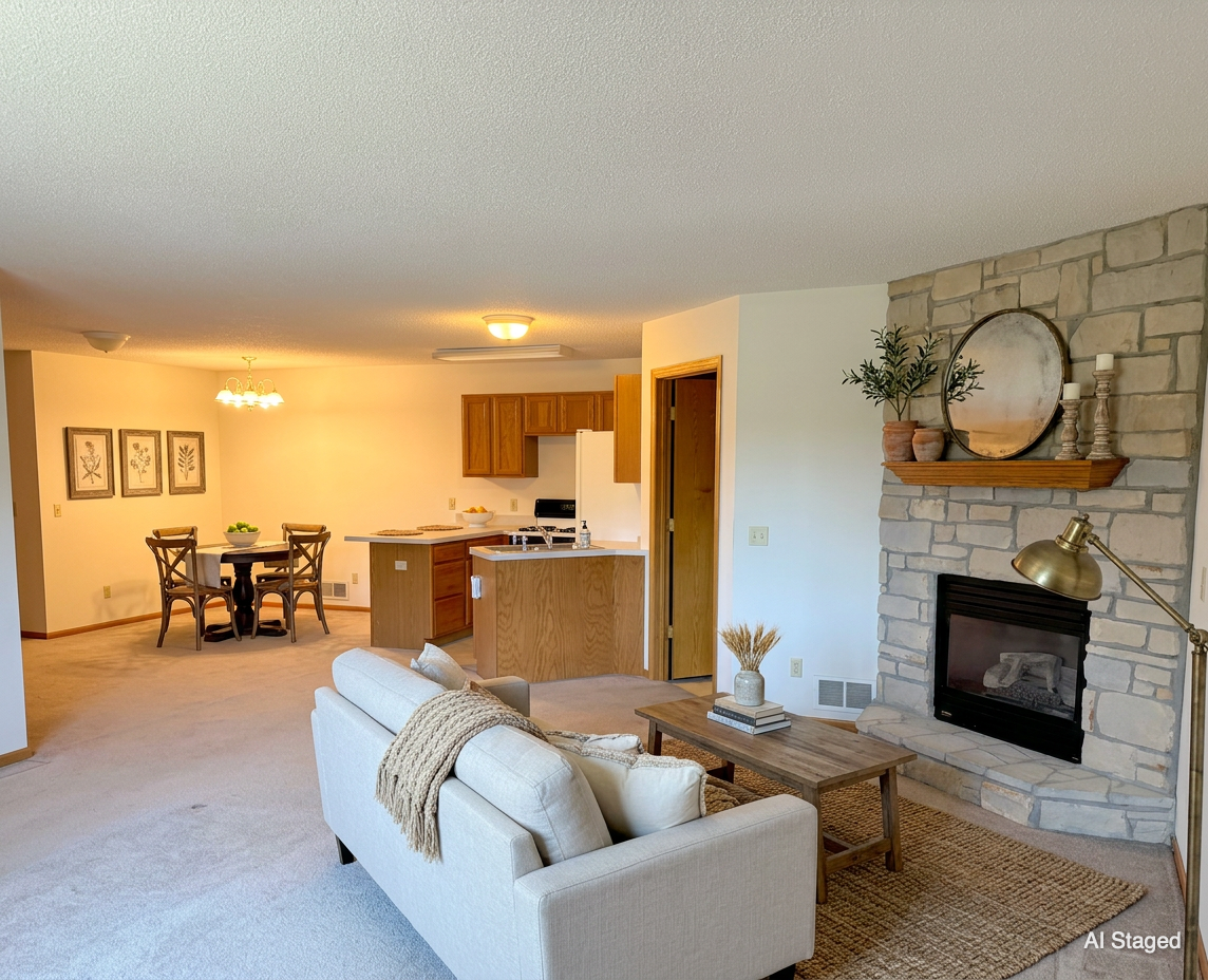 ai Staged living room