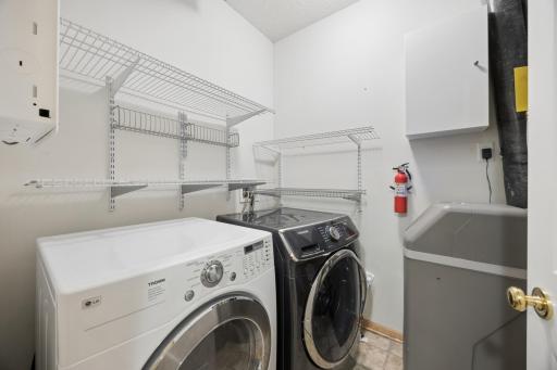 Main level laundry offers true one-level living!