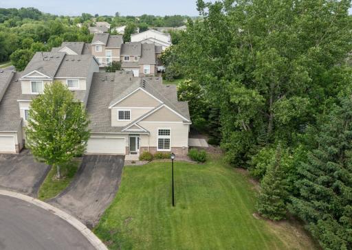 This end unit has great privacy and a large yard
