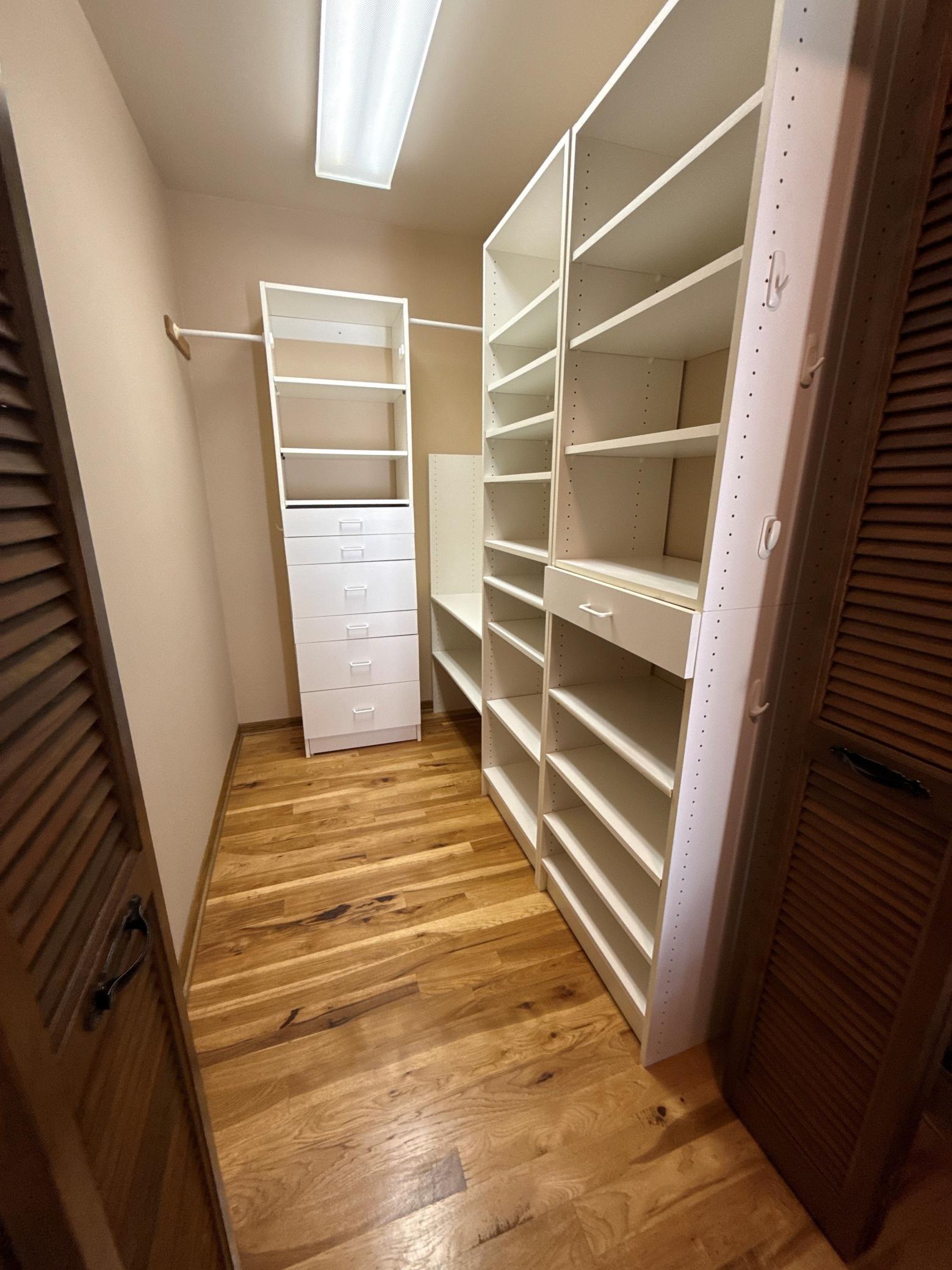 A Minnesota home MUST HAVE! A spacious, deep entry closet designed for both style and efficiency, featuring built-in organizers that make everyday storage effortless.