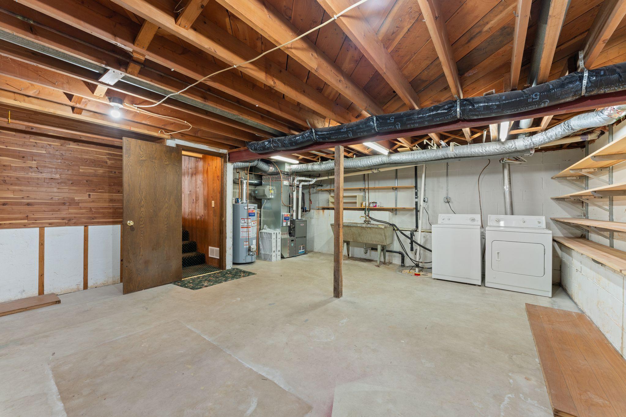 Laundry and Mechanical Room