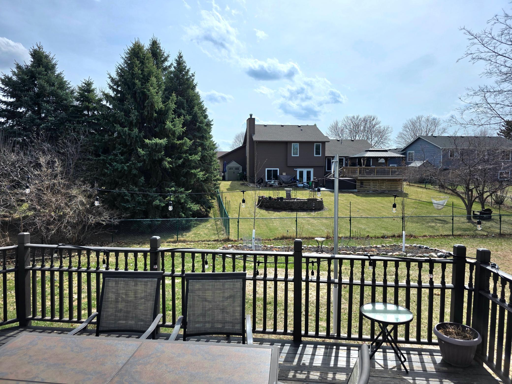 Backyard from north (deck)