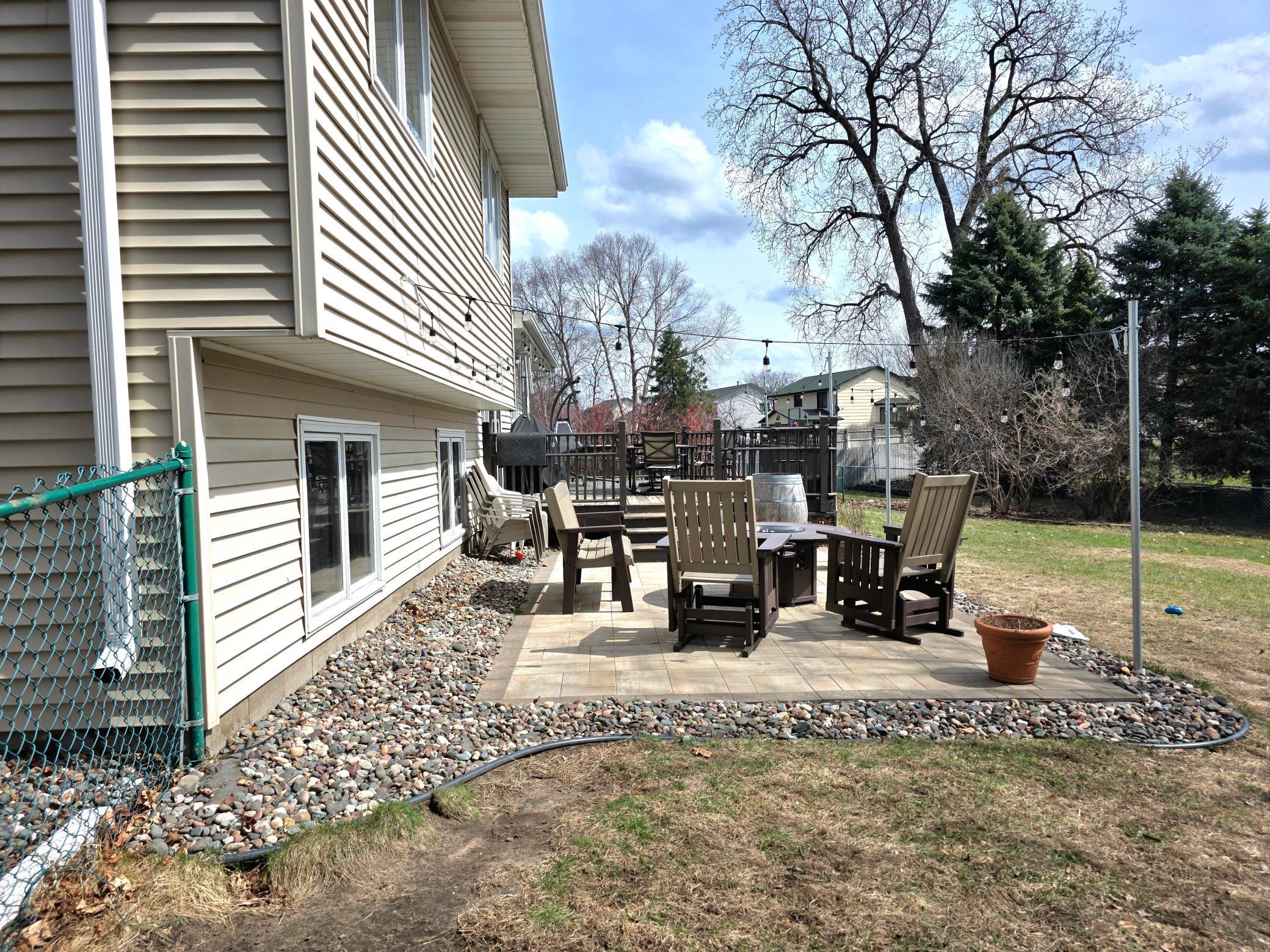 Backyard from the northwestern corner