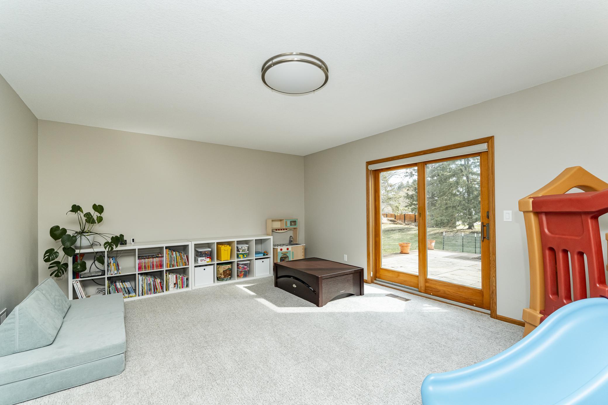 Walkout from Family Room to Patio