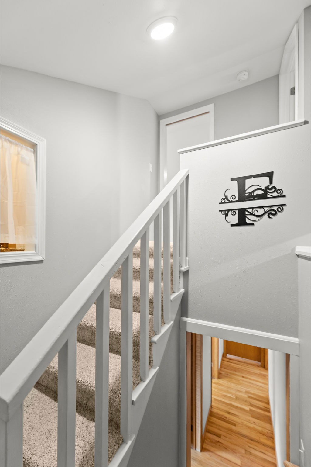 Stairs to upper level